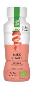 Organic UHT Milkshake Strawberry flavor